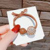 Brown round diamond