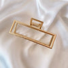 Dumb gold square clip