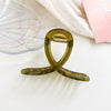 8cm cross - jelly army green / ps/abs/pc