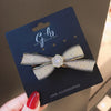 Flower bow spring clip