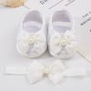 Pearl buckle bowknot white + hair band / 11 yards inner length 10.5cm