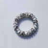 Transparent white-leopard print