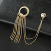 Classic round tassel gold