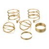 Jz-104 gold 6-piece set / one size fits all