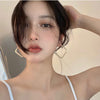 White earrings