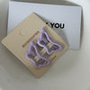 Little butterfly bb clip-purple