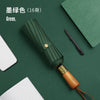 16 strands of solid wood automatic dark green