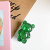 Bear bracket - glitter powder - green