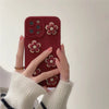 Hitomi eyes-five flowers-red / iphone 7/8/se 2020