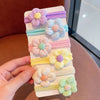 B flower color towel circle 6 packs (in bags)