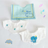 Gauze blue four-cornered elephant combination