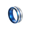 Blue+silver / number 6