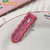3# rose red wave bb clip