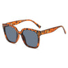 Gray frame with leopard print