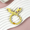 1 yellow dotted rabbit ears hair band