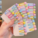 Candy color cute small bb clip children's bangs broken hair clip headdress girls baby hair accessories baby super cute hair card