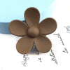7cm flower clip [brown]