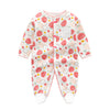 Long-sleeved strawberry romper-01 / 3m