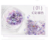 Nail art shell paper - magic purple / 5g/bottle