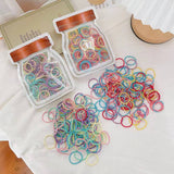 Korean version of ins children's hair tie rubber band rubber band does not hurt hair girl cute princess baby head rope 100 pieces