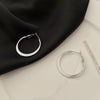 Geometric hoop earrings
