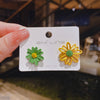 Green + yellow [925 silver needle]