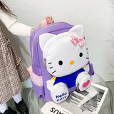 2023 New Cartoon Cute Children's Backpack Baby Kindergarten Schoolbag Same Style Spider-Man Backpack for Men and Women