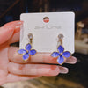 Purple blue [925 silver needle]