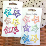 Star hairpin hairpin children's headdress net red dopamine female new five-pointed star clip clip clip baby hair ornament