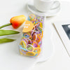Boxed small rubber band - macaron (about 300)