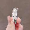 New brooch 40# gray cat