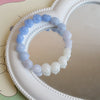 Gradient blue cat claw bracelet