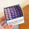 Purple hair ring 6 boxes