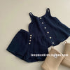 Navy blue sling set / 80 cm