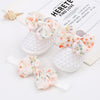 Gz052 flower butterfly white + hair band / 11 yards inner length 10.5cm