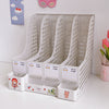 4# gray and white book stand