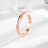 Eight diamonds rose gold / us size 4