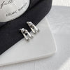 Round bead hook earrings