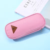 Pink triangle pencil case