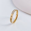 Roman baguette gold / us size 6