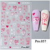 Micro-carved three-dimensional stickers pro057 (carton packaging) / normal specifications