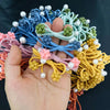 [no. 76 hair rope] bayberry pearl 100/bundle