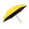 Capsule umbrella (without box) - random color / three folding umbrella series
