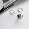 Three-piece set no. 2 silver / one size fits all