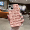 Pink + plaid plating ring / iphone14promax