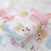 Pink border cat / 110*110cm