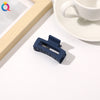 4.5cm small square clip - navy blue / qiyue factory direct sales