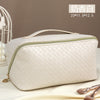 Woven - milk apricot white