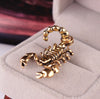 C570-2 ancient gold (single) scorpion