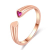 Rose gold / adjustable opening